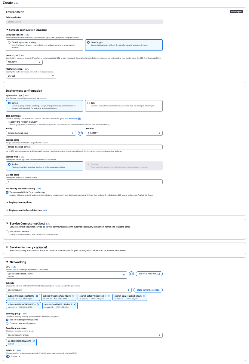 Create Service
